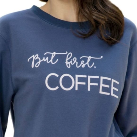 GREENTEA Coffee Inspo Sweatshirt BNWT - Picture 2 of 7